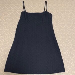 Garage Navy Mini Dress